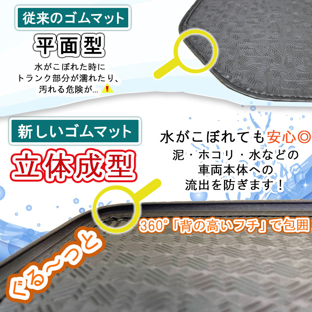 トヨタ 新型 ヴォクシー ノア スズキ ランディ 90系 トレイ型 ゴムラゲッジマット 防水 トランクマット 社外新品