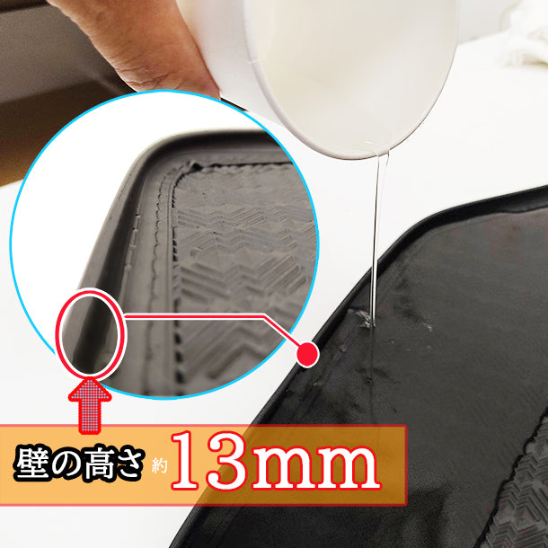 ホンダ 新型ステップワゴン RP6 RP7 RP8系 トレイ型 ゴムラゲッジマット 3D立体成型 防水マット